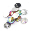 Jewelry Accessories Plastic Resin Round Fish Scale Patch
