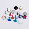 Jewelry Accessories Plastic Resin Round Fish Scale Patch