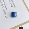 Jewelry Accessories Plastic Resin Square Geometric Smudged Ink Pattern