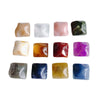 Jewelry Accessories Plastic Resin Square Geometric Smudged Ink Pattern