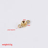 Jewelry Accessories Polished Round Base Stainless Steel Birth Stone Titanium Steel Electroplated