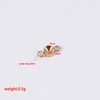 Jewelry Accessories Polished Round Base Stainless Steel Birth Stone Titanium Steel Electroplated