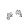 Jewelry Accessories Punk Style Copper Microinlaid Zircon Cross Fourcolor Perforated Electroplated Bracelet Necklace Loose Beads