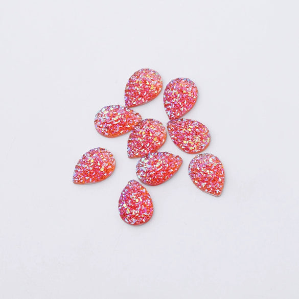 Jewelry Accessories Resin Plastic Earrings With Water Droplets Crystal Cluster Star Design