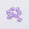 Jewelry Accessories Resin Plastic Earrings With Water Droplets Crystal Cluster Star Design