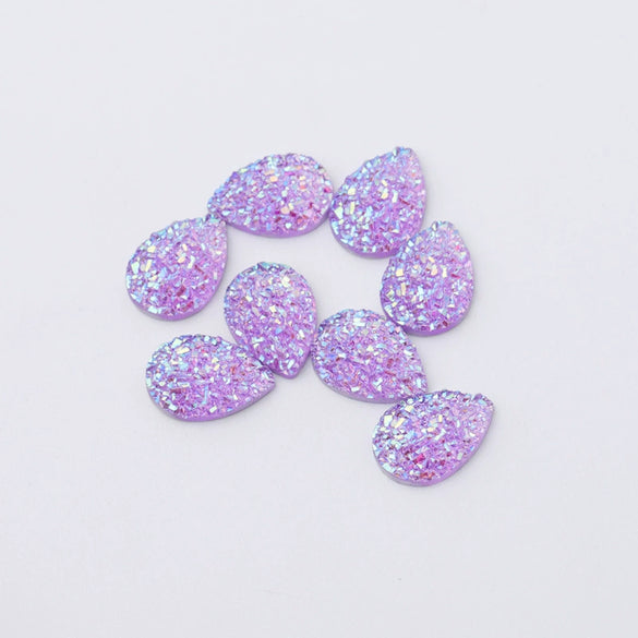 Jewelry Accessories Resin Plastic Earrings With Water Droplets Crystal Cluster Star Design