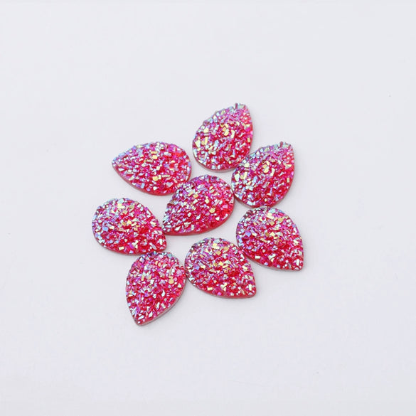 Jewelry Accessories Resin Plastic Earrings With Water Droplets Crystal Cluster Star Design
