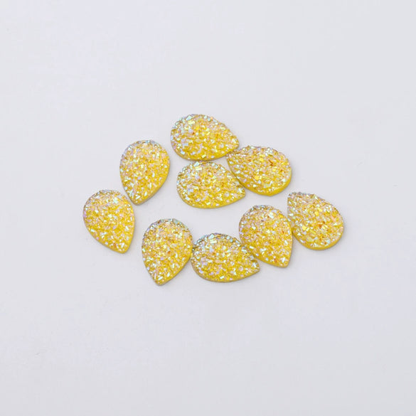 Jewelry Accessories Resin Plastic Earrings With Water Droplets Crystal Cluster Star Design
