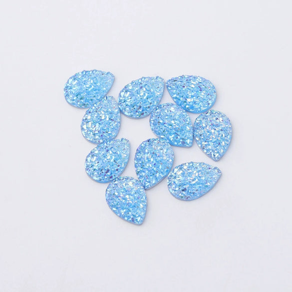 Jewelry Accessories Resin Plastic Earrings With Water Droplets Crystal Cluster Star Design