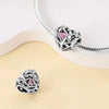 Jewelry Accessories Silver Plated Copper Heart Dripping Oil Design