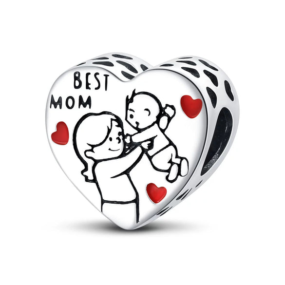 Jewelry Accessories Silver Plated Copper Heart Dripping Oil Design