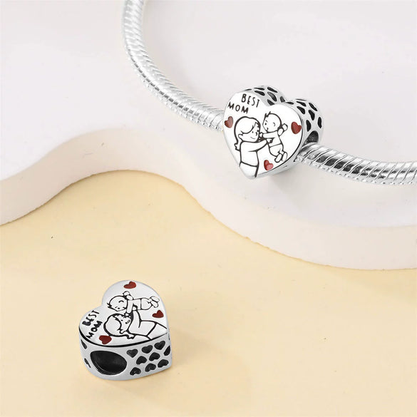 Jewelry Accessories Silver Plated Copper Heart Dripping Oil Design