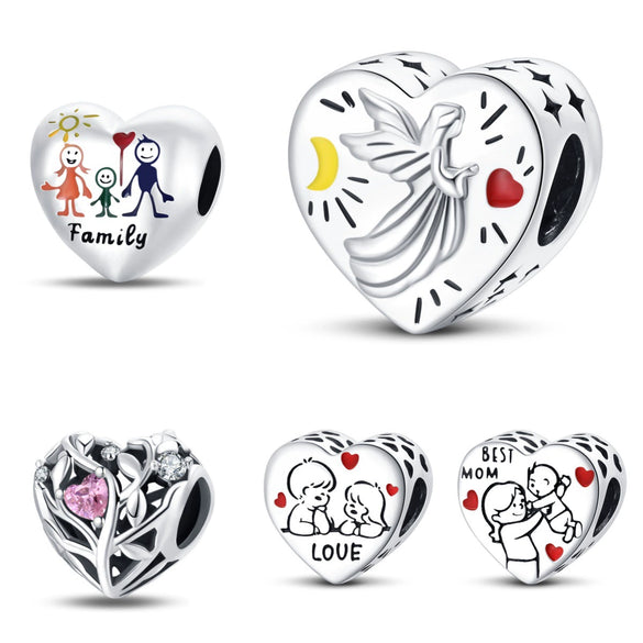 Jewelry Accessories Silver Plated Copper Heart Dripping Oil Design