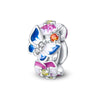 Jewelry Accessories Silver Plated Luminous Butterfly Dripping Oil Design