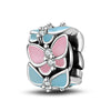 Jewelry Accessories Silver Plated Luminous Butterfly Dripping Oil Design