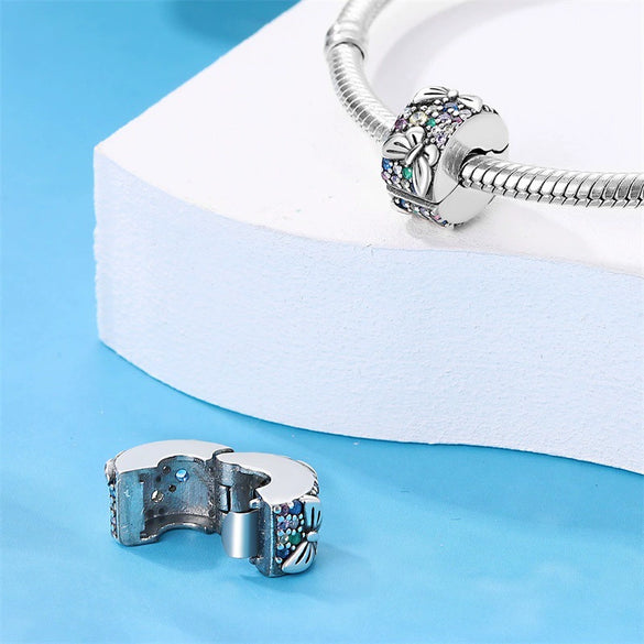 Jewelry Accessories Silver Plated Luminous Butterfly Dripping Oil Design