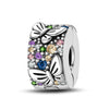 Jewelry Accessories Silver Plated Luminous Butterfly Dripping Oil Design