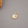 Jewelry Accessories Snowflake Four Leaf Clover Copper Plated 18K Gold Diy Hand Made Minimalist Geometric Pendant For Bracelet Necklace Earrings