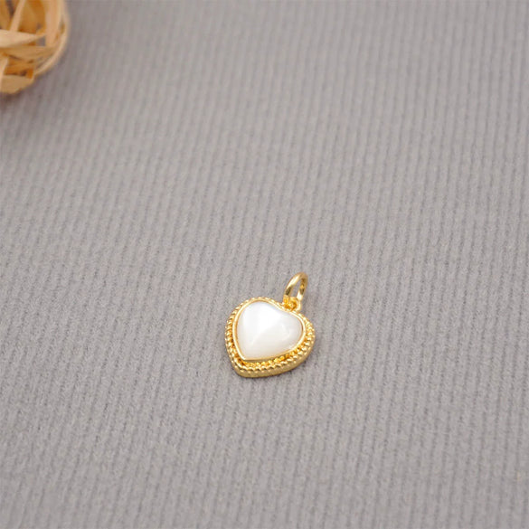 Jewelry Accessories Snowflake Four Leaf Clover Copper Plated 18K Gold Diy Hand Made Minimalist Geometric Pendant For Bracelet Necklace Earrings