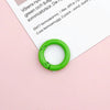 Jewelry Accessories Spring Ring Alloy Baking Paint