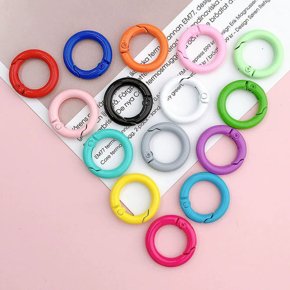 Jewelry Accessories Spring Ring Alloy Baking Paint