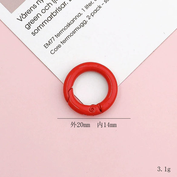 Jewelry Accessories Spring Ring Alloy Baking Paint