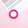 Jewelry Accessories Spring Ring Alloy Candy Color Painted Hardware Keychain