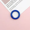 Jewelry Accessories Spring Ring Alloy Candy Color Painted Hardware Keychain
