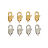 Jewelry Accessories Square Lobster Clasp Stainless Steel Goldplated