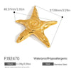 Jewelry Accessories Stainless Steel Acrylic Shell Ceramic Rainbow Pendant Electroplating