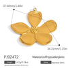 Jewelry Accessories Stainless Steel Acrylic Shell Ceramic Rainbow Pendant Electroplating
