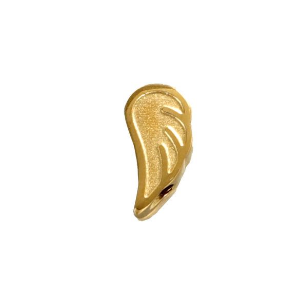 Jewelry Accessories Stainless Steel Angel Wings Pendant With Wave Pattern And Electroplating Treatment