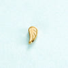 Jewelry Accessories Stainless Steel Angel Wings Pendant With Wave Pattern And Electroplating Treatment
