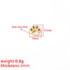 Jewelry Accessories Stainless Steel Animal Dog Claw Pendant Electroplated