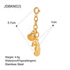 Jewelry Accessories Stainless Steel Bikini Pendant Connection Buckle With Totem Pattern Electroplated In Holiday Style