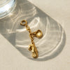 Jewelry Accessories Stainless Steel Bikini Pendant Connection Buckle With Totem Pattern Electroplated In Holiday Style