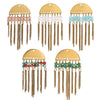 Jewelry Accessories Stainless Steel Bohemian Crystal Metal Tassel Electroplated Diy Earrings