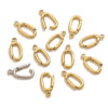 Jewelry Accessories Stainless Steel Button Handmade Electroplated For Necklace And Bracelet