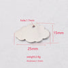 Jewelry Accessories Stainless Steel Cloud Pendant Mirror Polished Glossy Minimalist