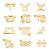 Jewelry Accessories Stainless Steel Constellation Pendant Electroplated Connector
