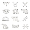 Jewelry Accessories Stainless Steel Constellation Pendant Electroplated Connector