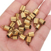 Jewelry Accessories Stainless Steel Cylinder Hanging Bucket Chain Buckle Leather Rope Connection Buckle Vacuum Plated Handmade
