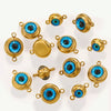 Jewelry Accessories Stainless Steel Electroplated Acrylic Eye Pendant With Round Heart Fivepointed Star Shapes
