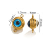 Jewelry Accessories Stainless Steel Electroplated Acrylic Eye Pendant With Round Heart Fivepointed Star Shapes