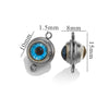 Jewelry Accessories Stainless Steel Electroplated Acrylic Eye Pendant With Round Heart Fivepointed Star Shapes