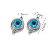 Jewelry Accessories Stainless Steel Electroplated Acrylic Eye Pendant With Round Heart Fivepointed Star Shapes