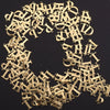 Jewelry Accessories Stainless Steel English Letter Pendant Bracelet Necklace 18K Electroplated