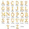 Jewelry Accessories Stainless Steel English Letter Pendant Bracelet Necklace 18K Electroplated