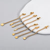 Jewelry Accessories Stainless Steel Extended Chain Lettering Tag Electroplating Diy Homemade Necklace Bracelet