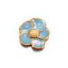 Jewelry Accessories Stainless Steel Floral Dripping Oil Style Pendant Bracelet And Earrings Material